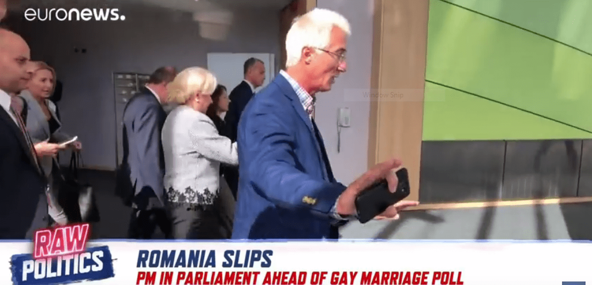 foto Euronews captura, premierul Viorica Dancila
