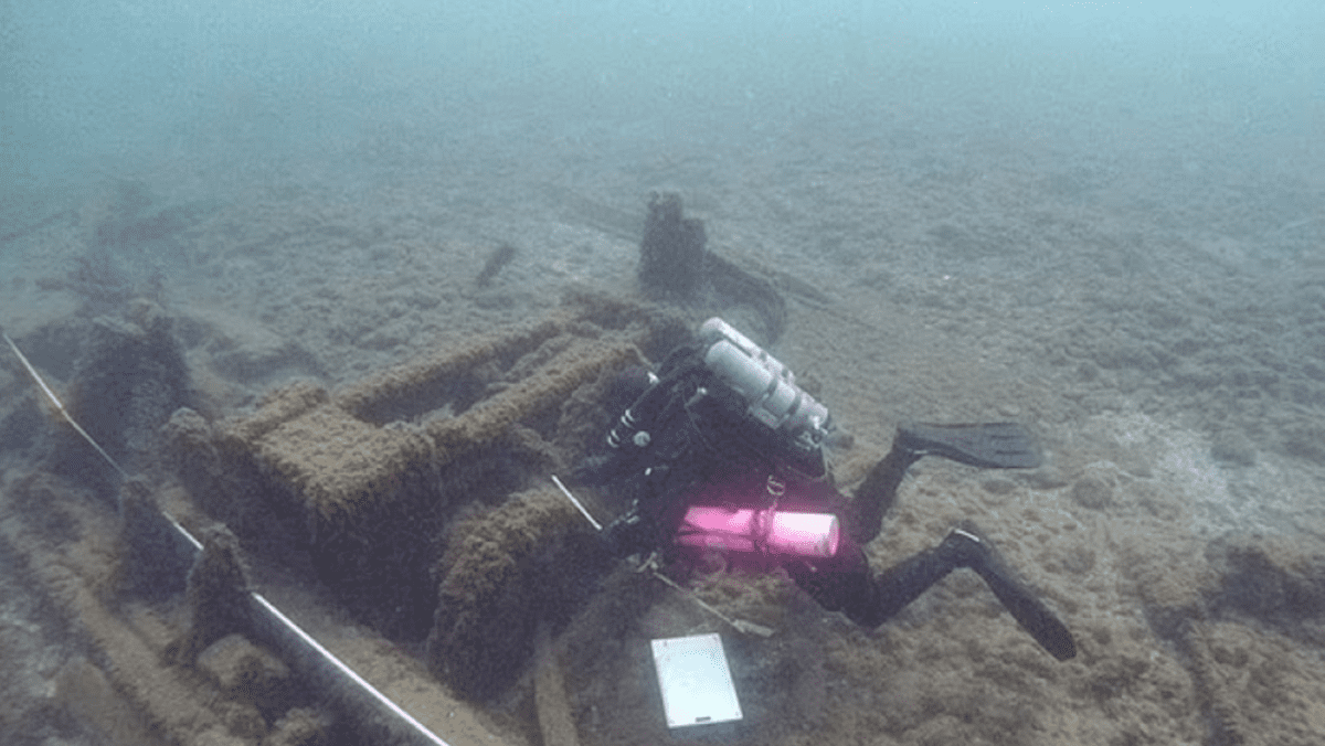 Epava ambarcațiunii John Evenson, descoperită în Lacul Michigan la aproape 130 de ani de la scufundare