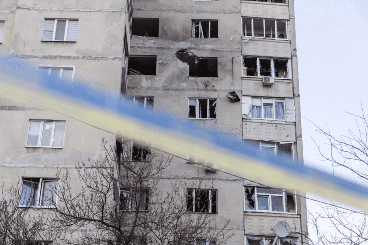 bloc din Hrkov distrus într-un atac rusesc
