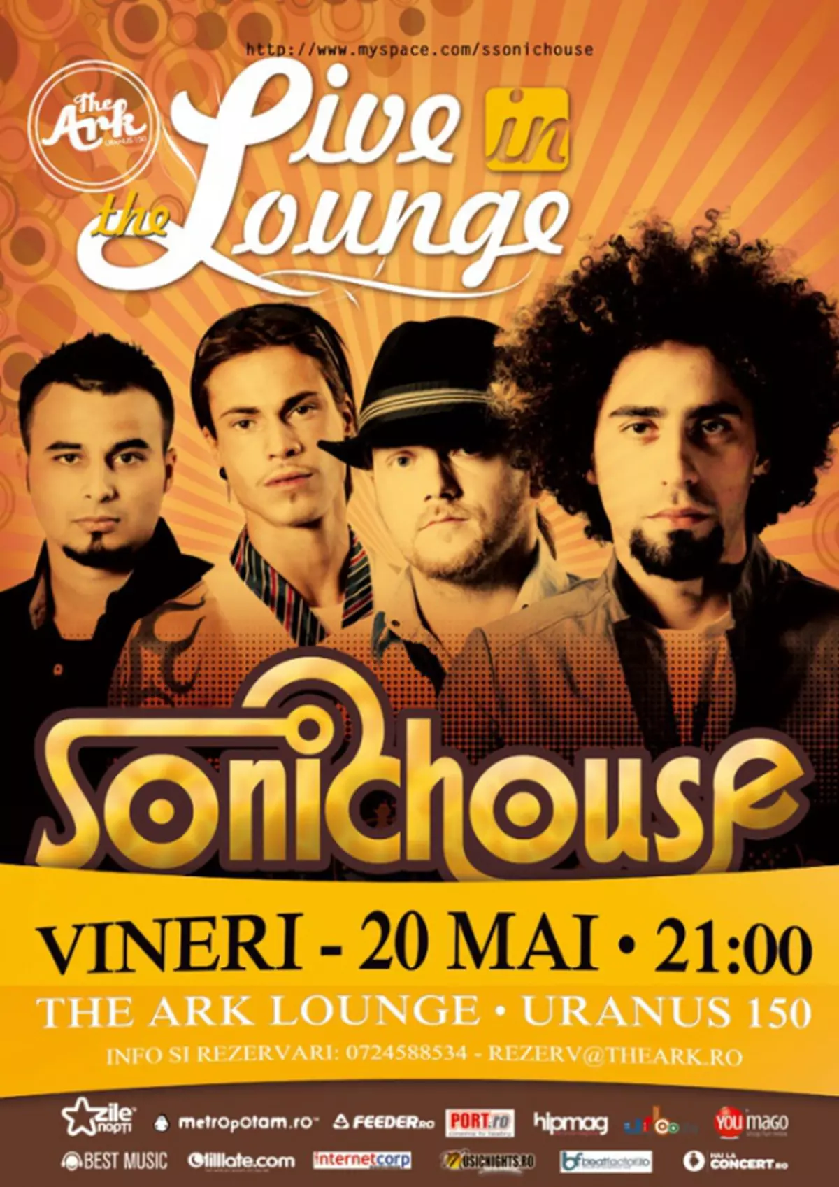 Live in The Lounge – cu Sonichouse în week-end