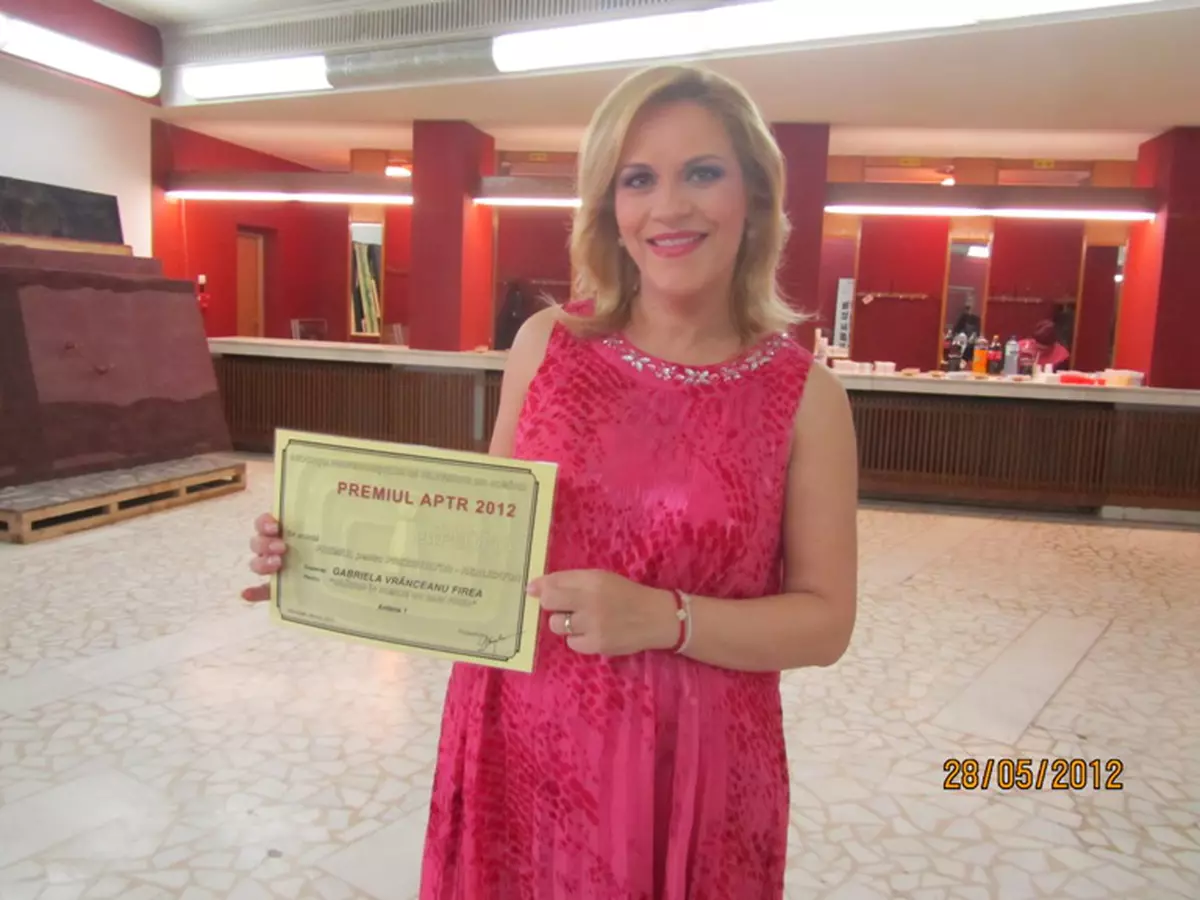 Gabi Firea, cel mai bun realizator-prezentator al anului 2011