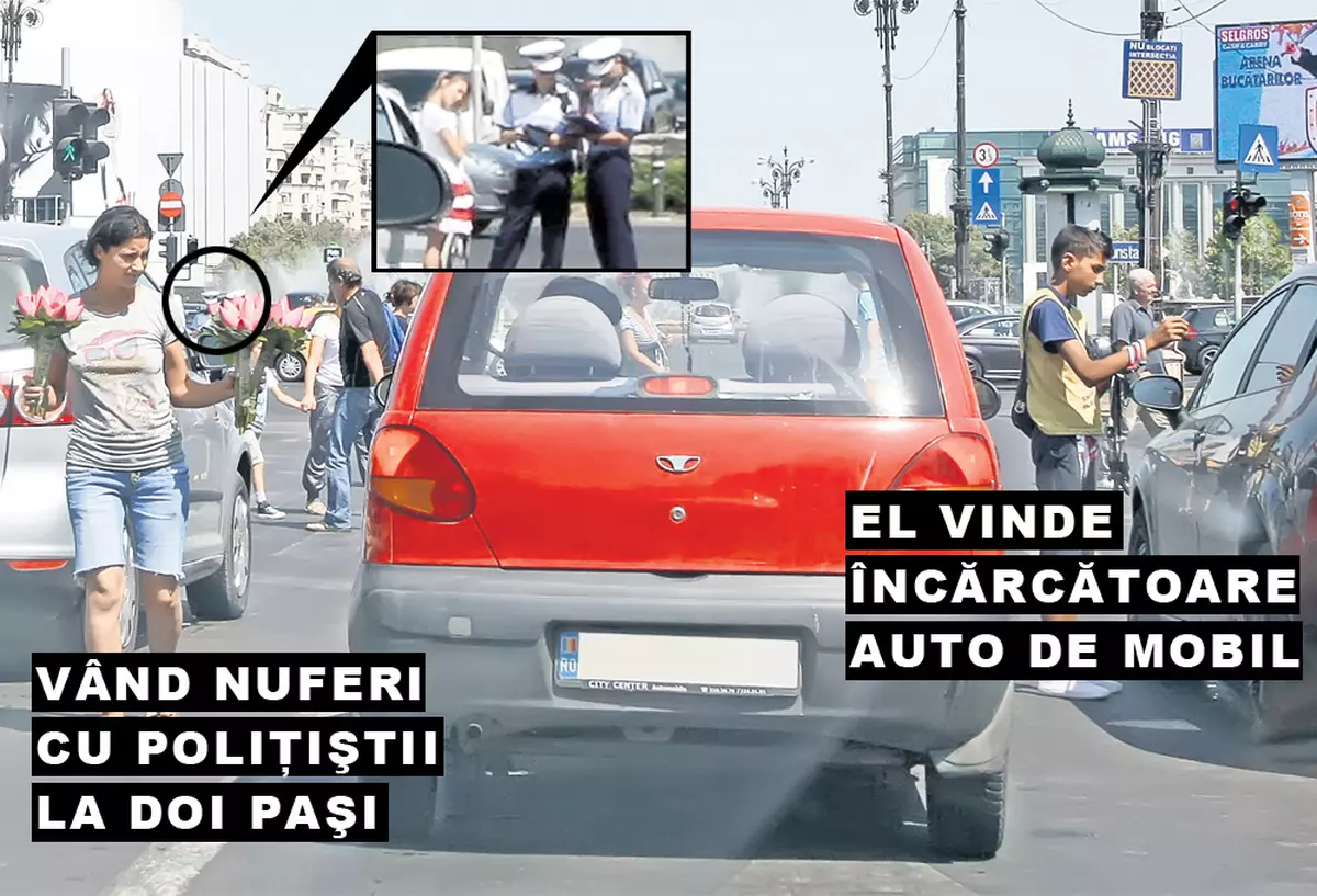 În ce hal de ţară trăim! Fac speculă în faţa poliţiştilor