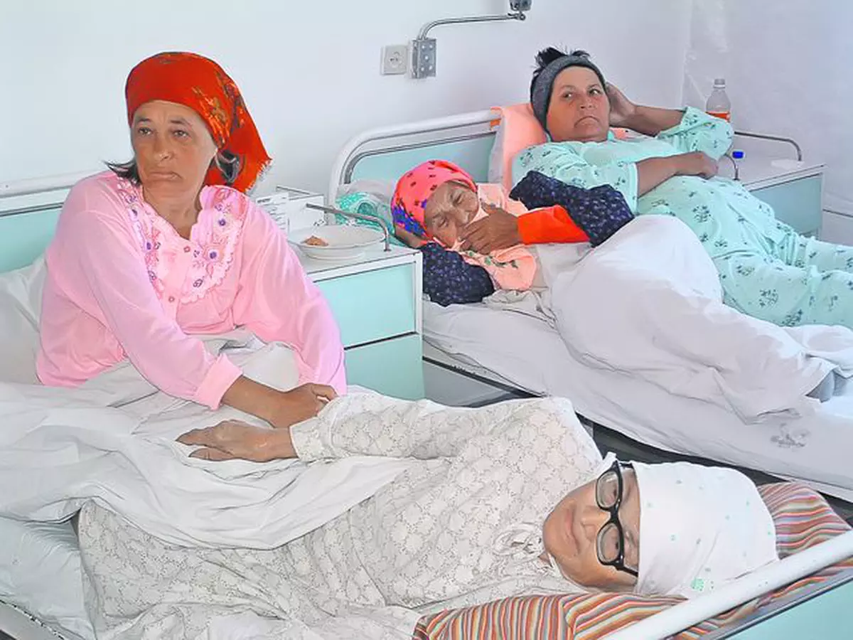 Blocaţi în spital din cauza zăpezii!