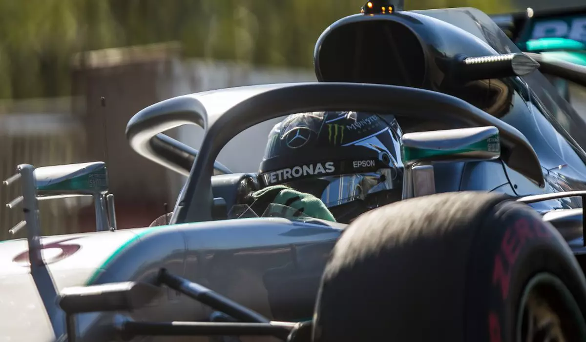 Cadru de protecție pe un monopost de Formula 1. (FOTO: EPA)