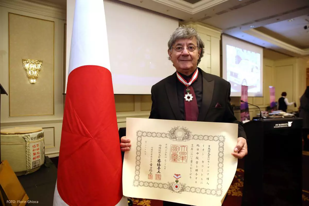 Ion Caramitru, premiat de Împăratul Japoniei. A primit „Ordinul Soarelui Răsare!