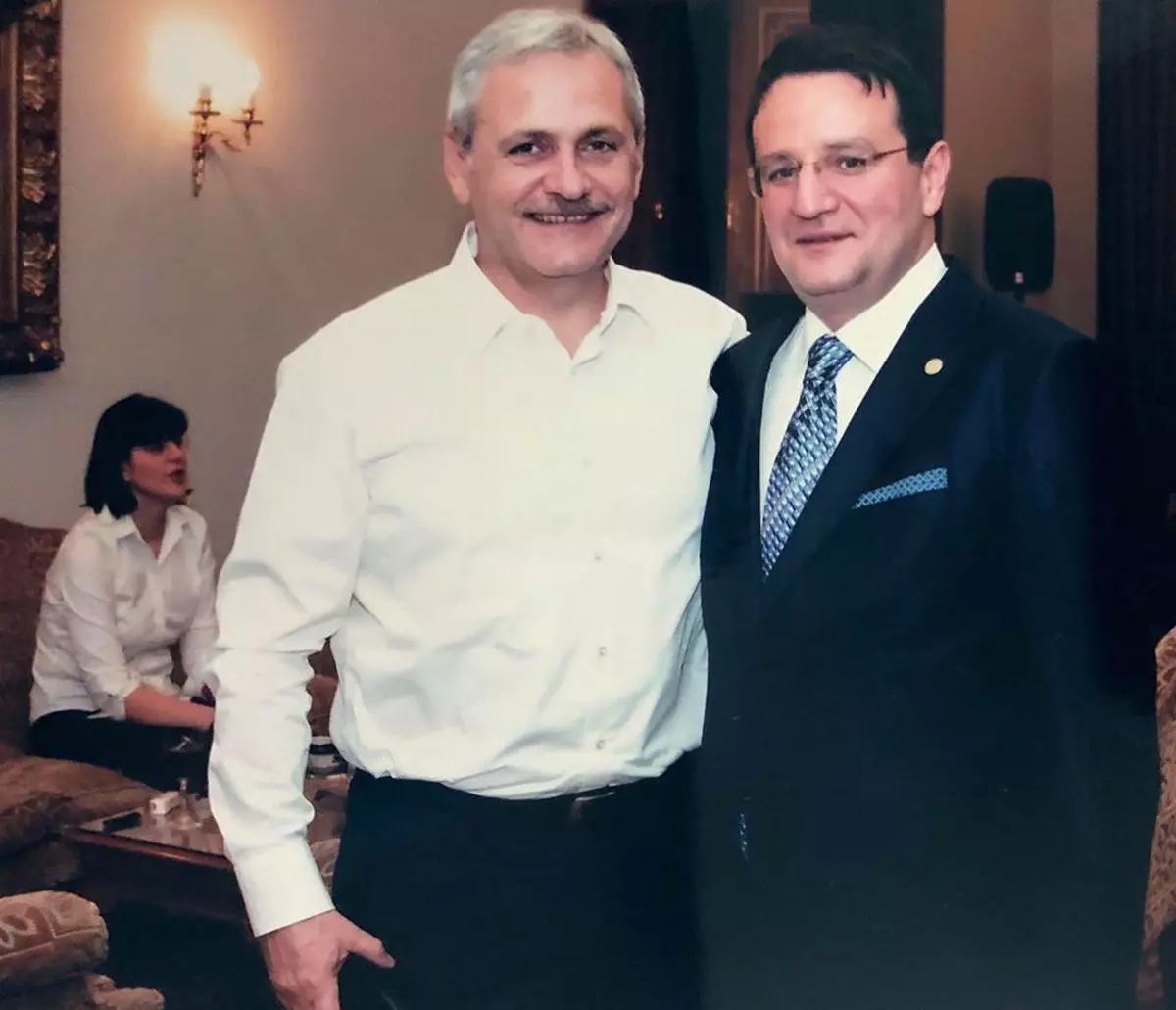 liiu dragnea si george maior