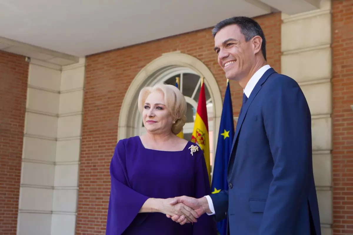 premierul dancila si premierul Spaniei