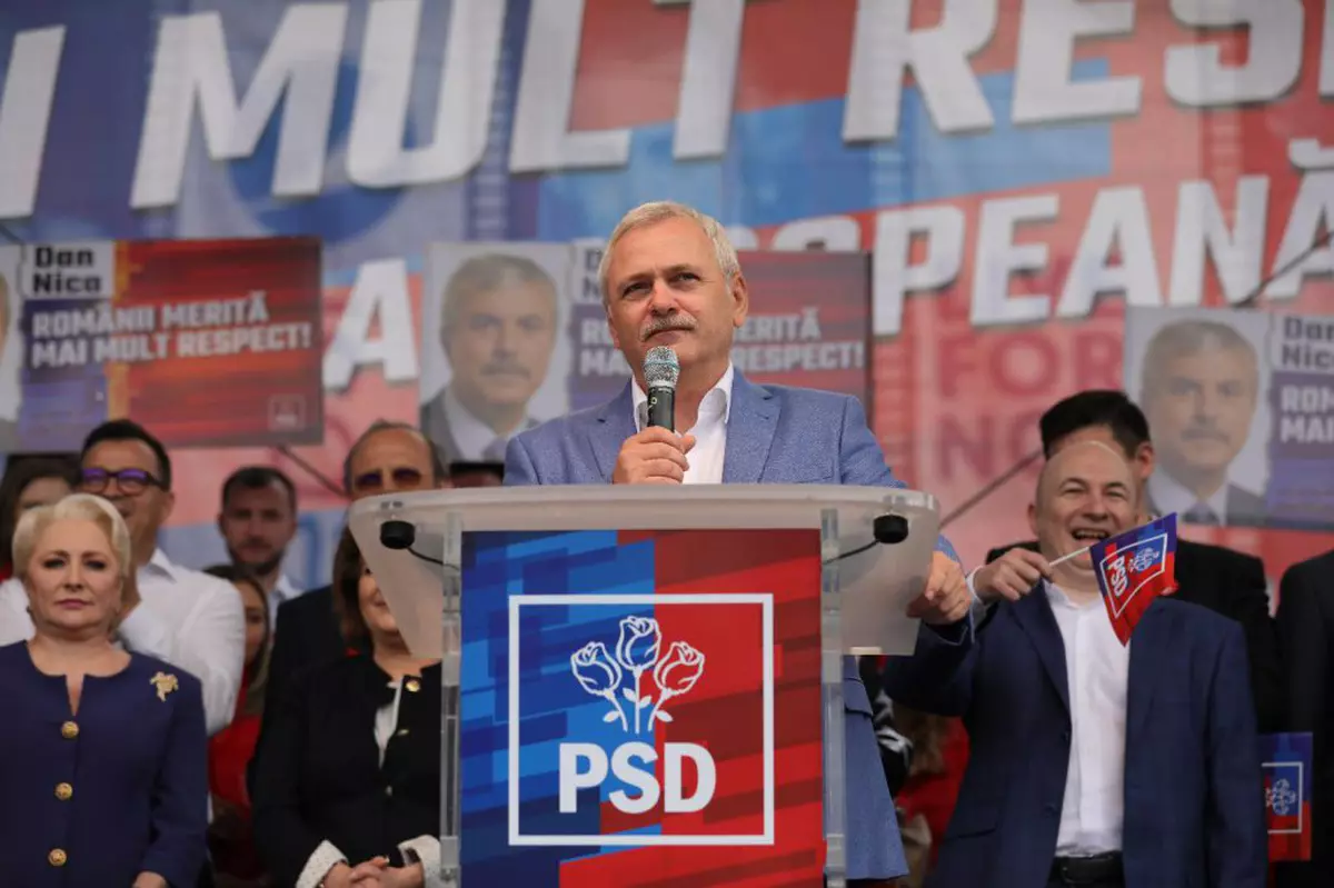 Dragnea la miting PSD Galați