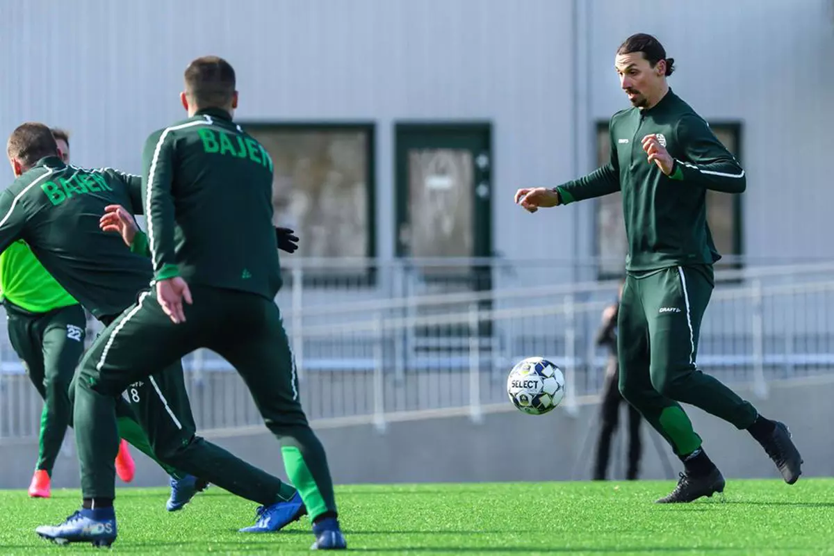 VIDEO | Ibrahimovici s-a antrenat luni cu formația suedeză Hammarby