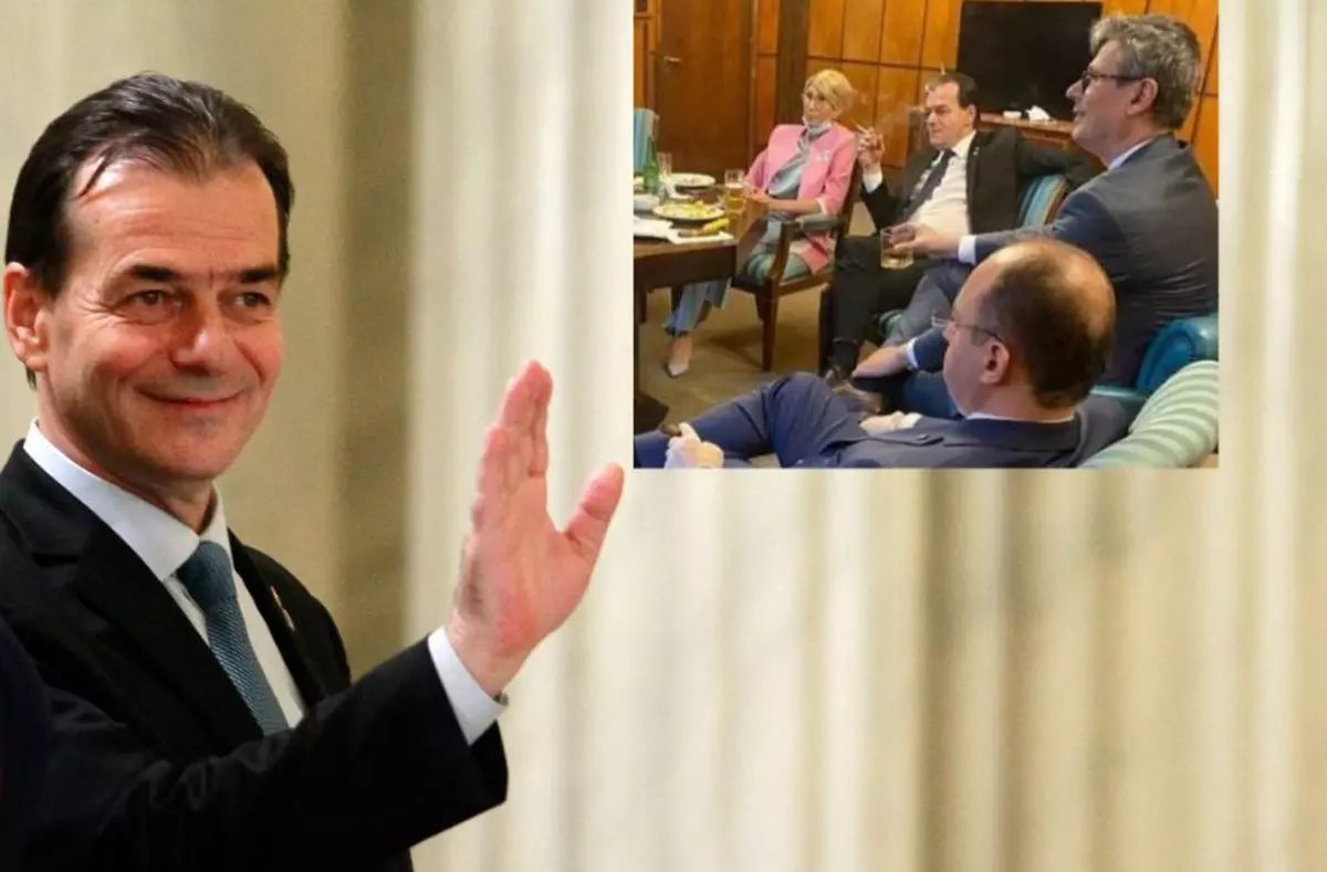 EXCLUSIV | Ludovic Orban, despre fotografia controversată: „Era ziua mea, au venit câțiva colegi să-mi facă o surpriză și i-am servit, cum e normal, cu un pahar de ceva
