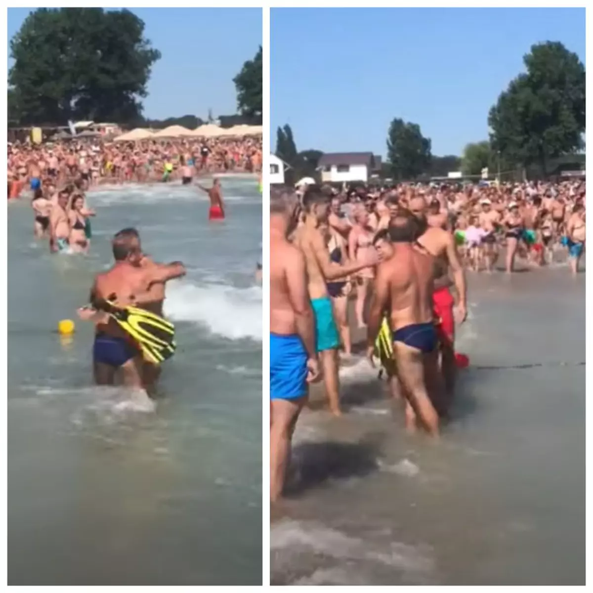 Un salvamar din Jupiter, aplaudat și îmbrățișat de oameni, după ce a salvat doi copii de la înec