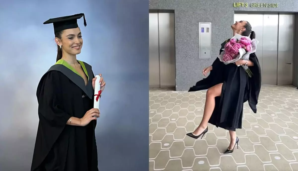 Alexia Eram a absolvit facultatea în Marea Britanie. Familia ei nu a lipsit de la festivitate: „Suntem foarte mândri de tine