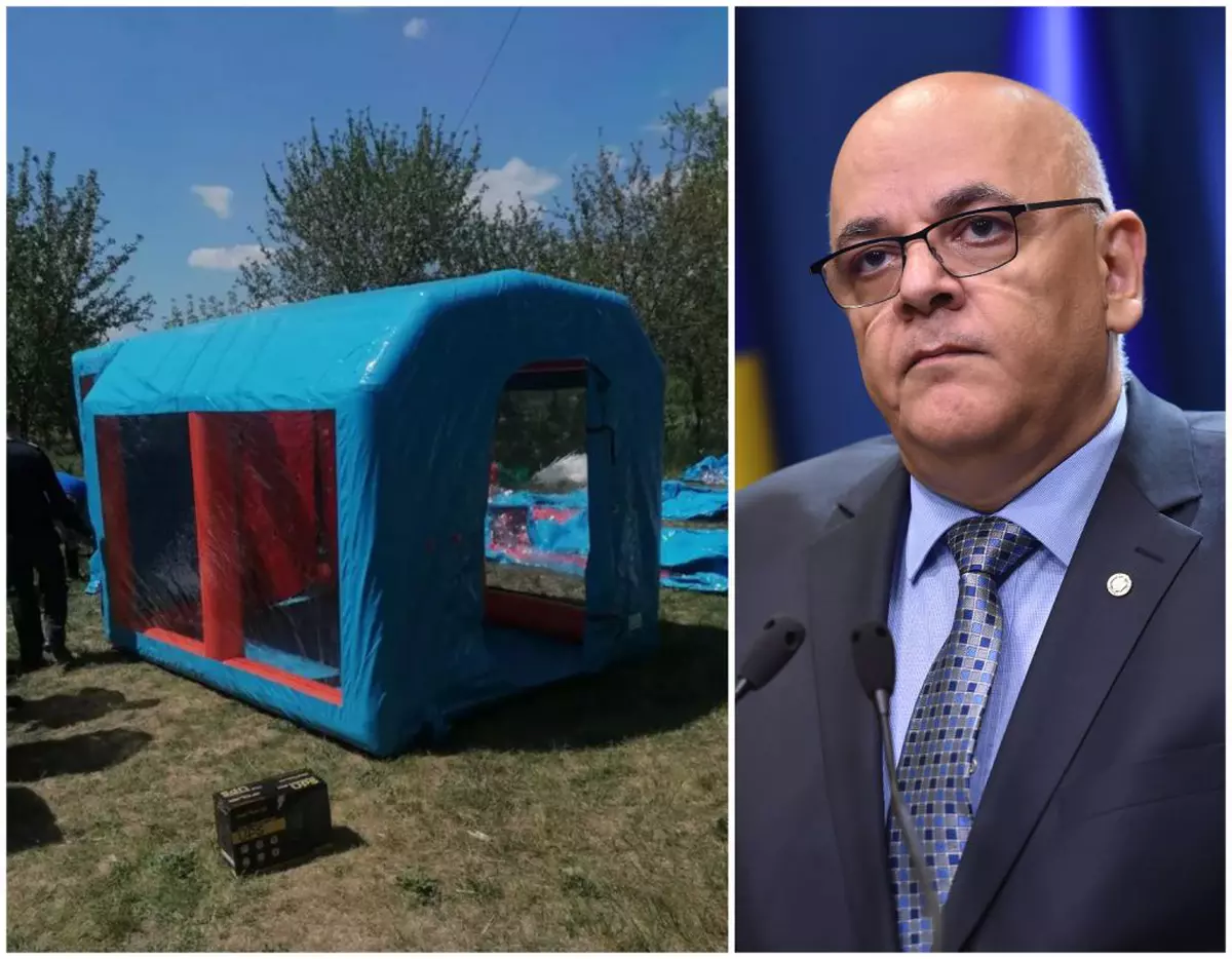 Cum explică DSU că a dat 72.000 de euro pe o cameră gonflabilă și a luat 84 de bucăți: „Prețurile crescuseră cu până la 1.500 de ori mai mult în pandemie