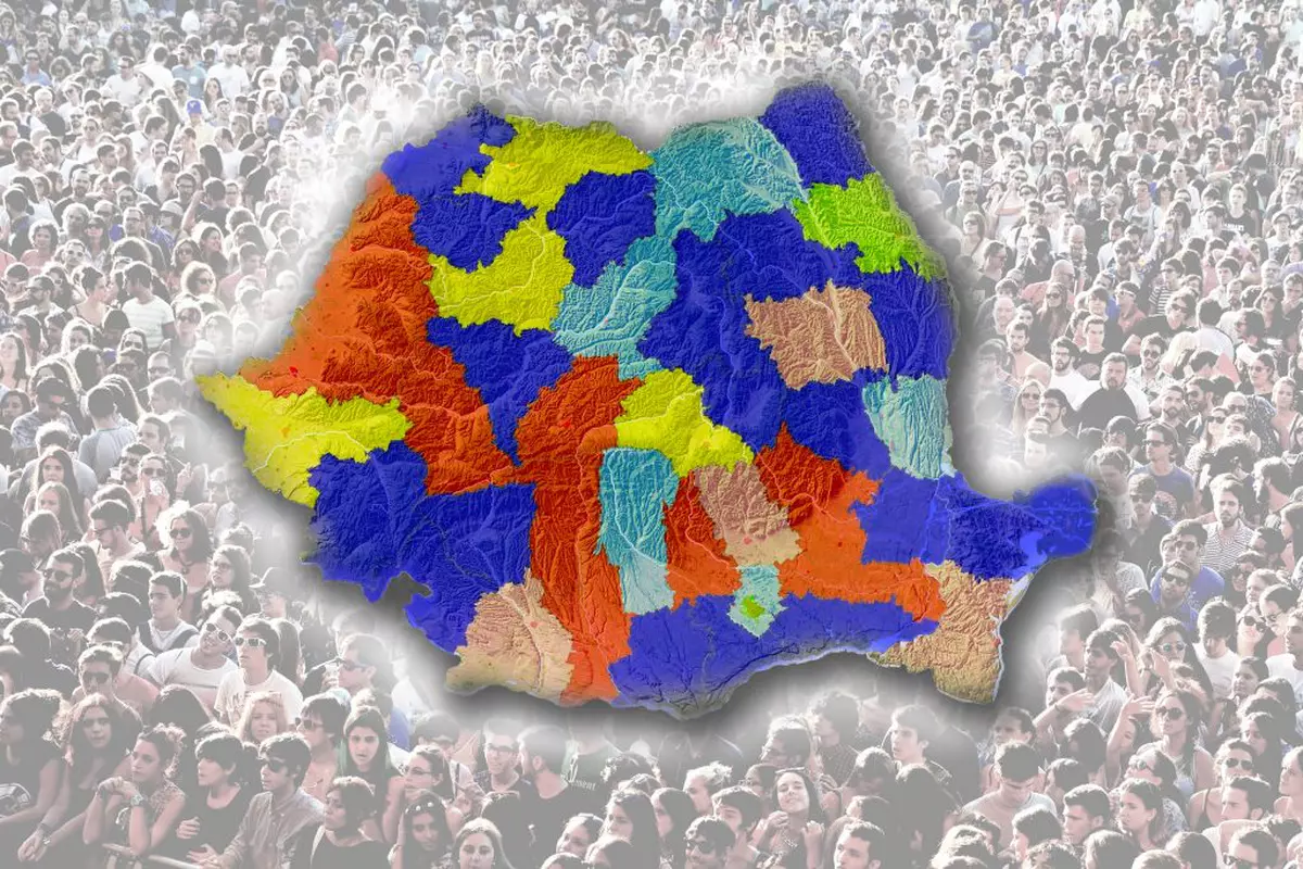 Harta necunoscută pe care partidele o pot folosi în alegerile din 2024. Cum sunt grupate județele pe culori, cu totul altele decât culorile partidelor
