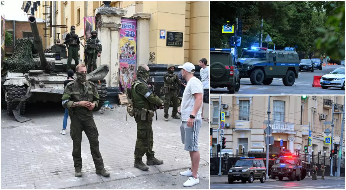 IMAGINI NEAȘTEPTATE. Rebeliunea lui Prigojin a provocat un șoc rușilor, care s-au trezit cu războiul la ușă. „M-am gândit cum trăiesc ucrainenii așa, de peste un an