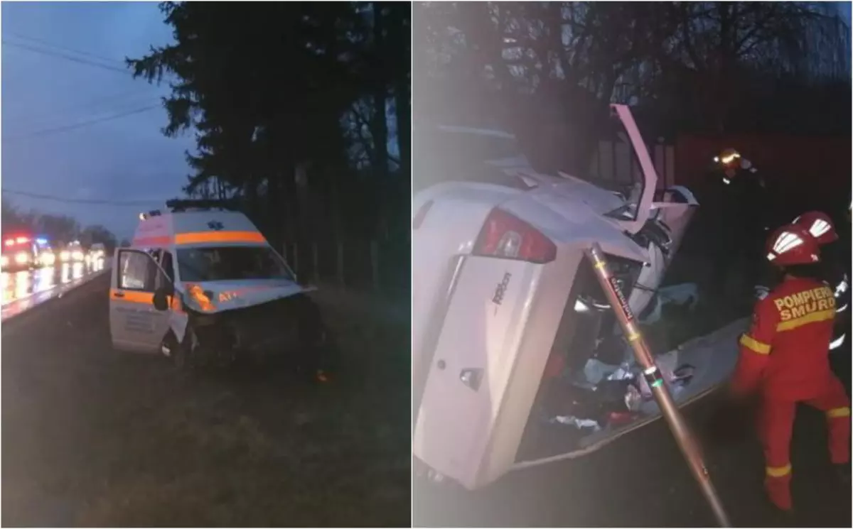 Un șofer de ambulanță din Suceava care a depășit o coloană de mașini pe linia continuă și a ucis o femeie, trimis în judecată