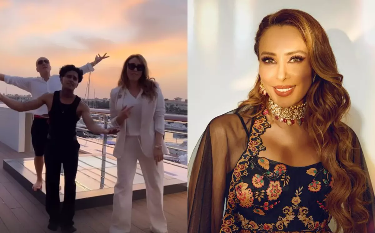 Imagini cu Iulia Vântur și Costi Ioniță distrându-se în Dubai. Vedeta a dansat desculță, alături de cântăreț