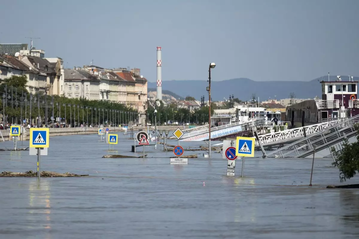 Dunărea, în centrul Budapestei Foto: Profimedia