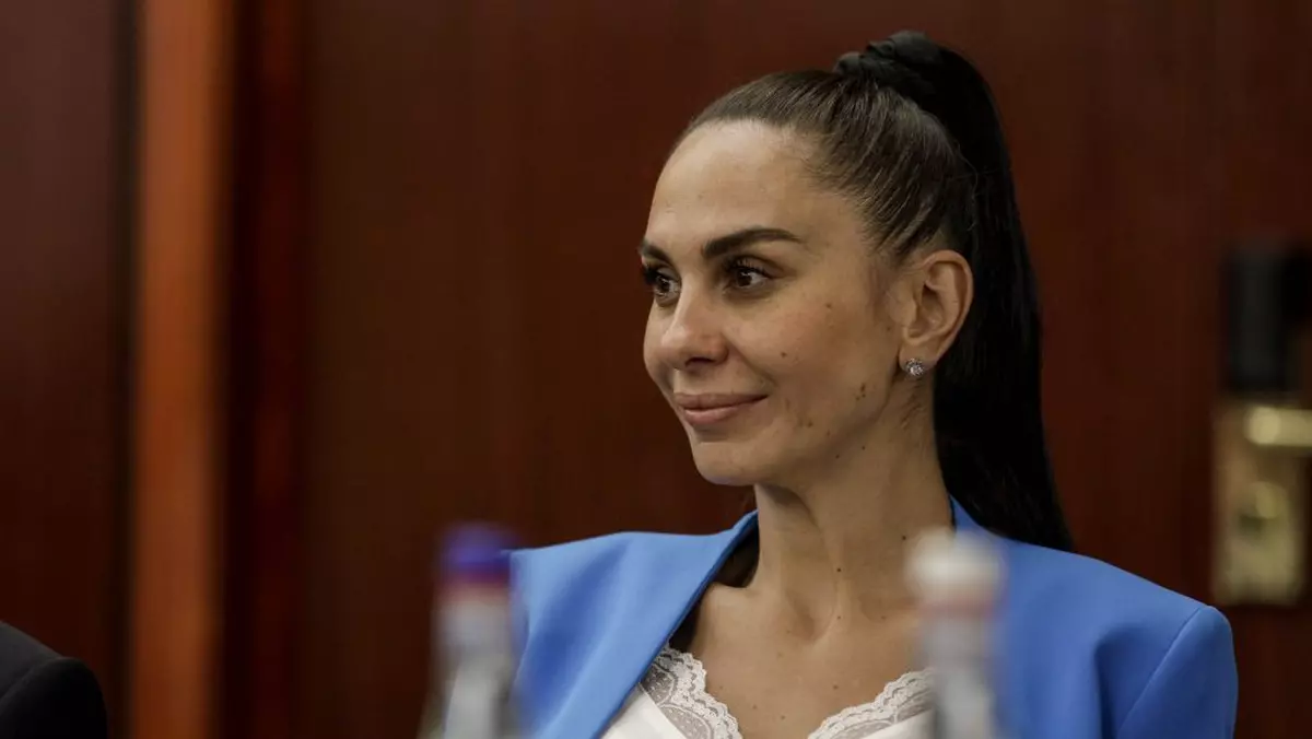 Alexandra Păcuraru la Conventia Clubului de Presa, organizata in Bucuresti, 3 mai 2023. Inquam Photos Octav Ganea