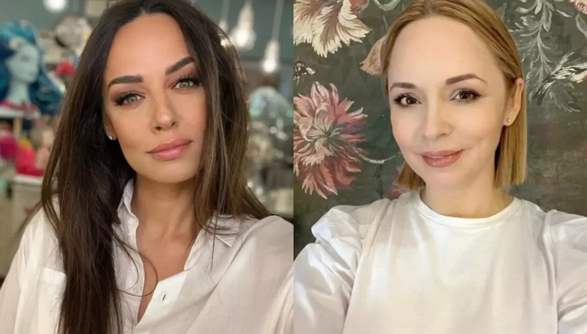 Andreea Marin și Andreea Raicu la restaurantul lui Virgil Ianțu