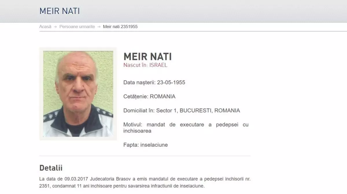 Nati Meir susține că este agent Mossad