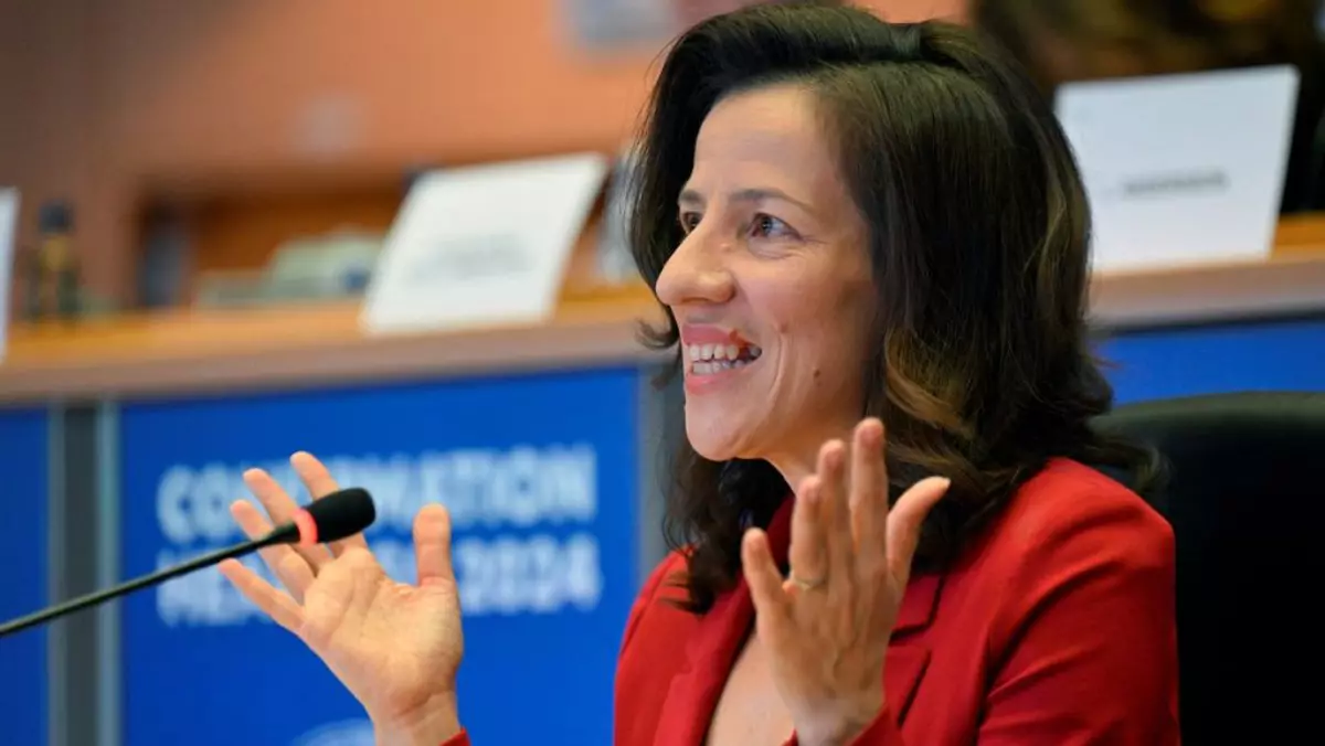 Roxana Mînzatu, pe durata audierilor din plenul Parlamentului European