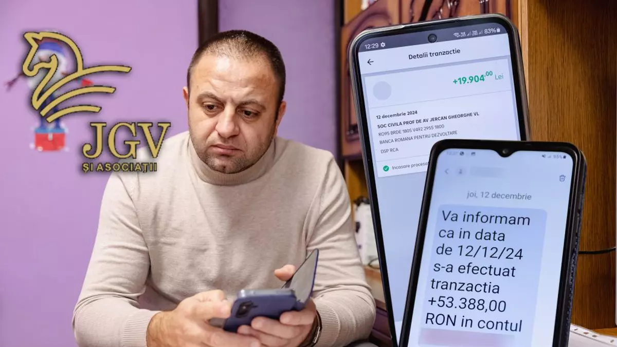 După apariția unui articol în Libertatea, foști clienți ai avocaților de la JGV&Asociații s-au trezit cu 20.000 de euro în conturi: „Miracol de Crăciun!