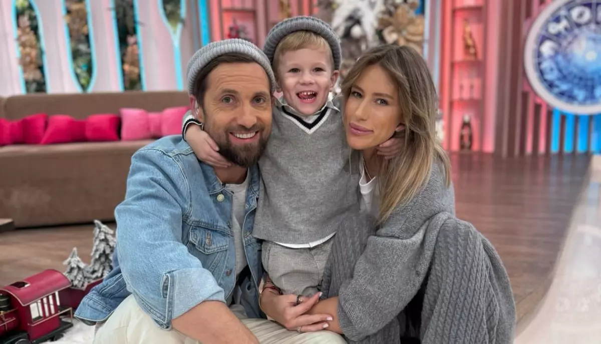 Dani Oțil, Gabriela Prisăcariu și fiul Tiago