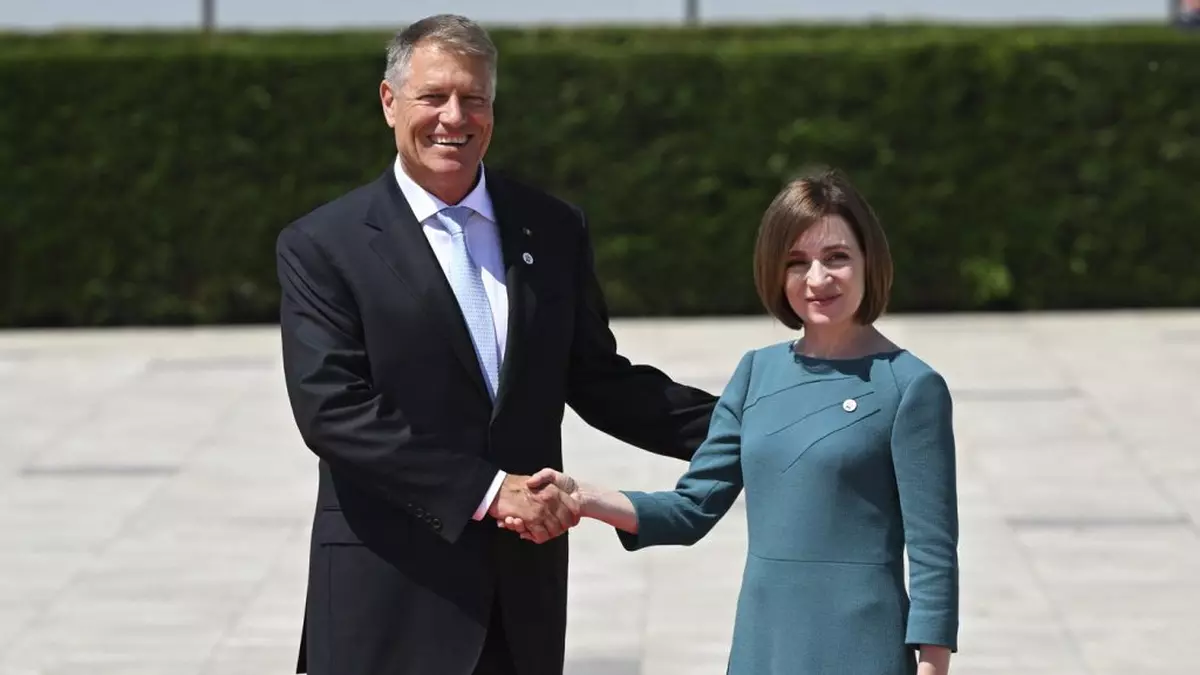 Klaus Iohannis și Maia Sandu