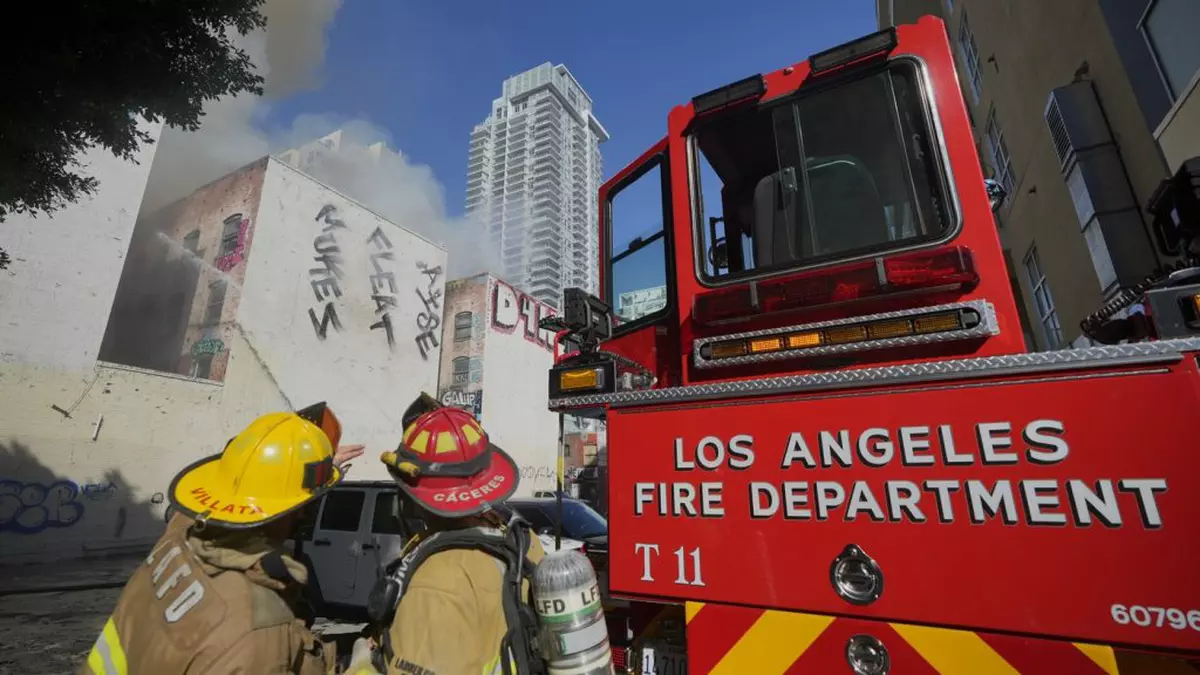 incendiu hotel Morrison Los Angeles