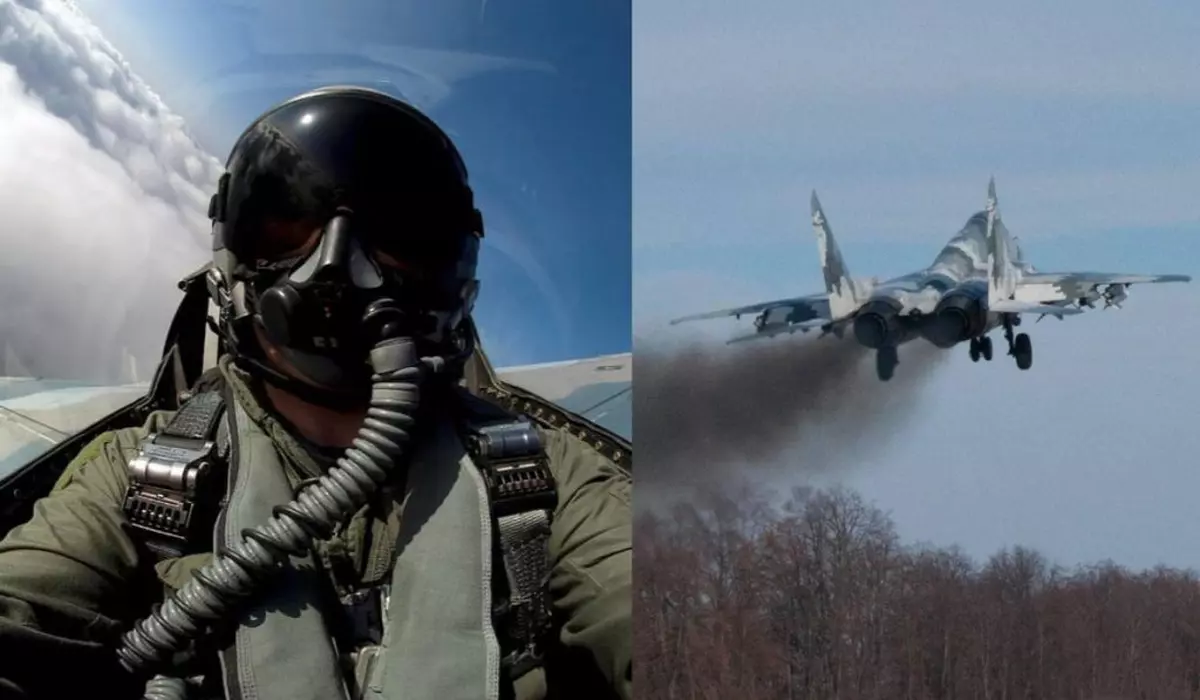colaj foto pilot avion f16