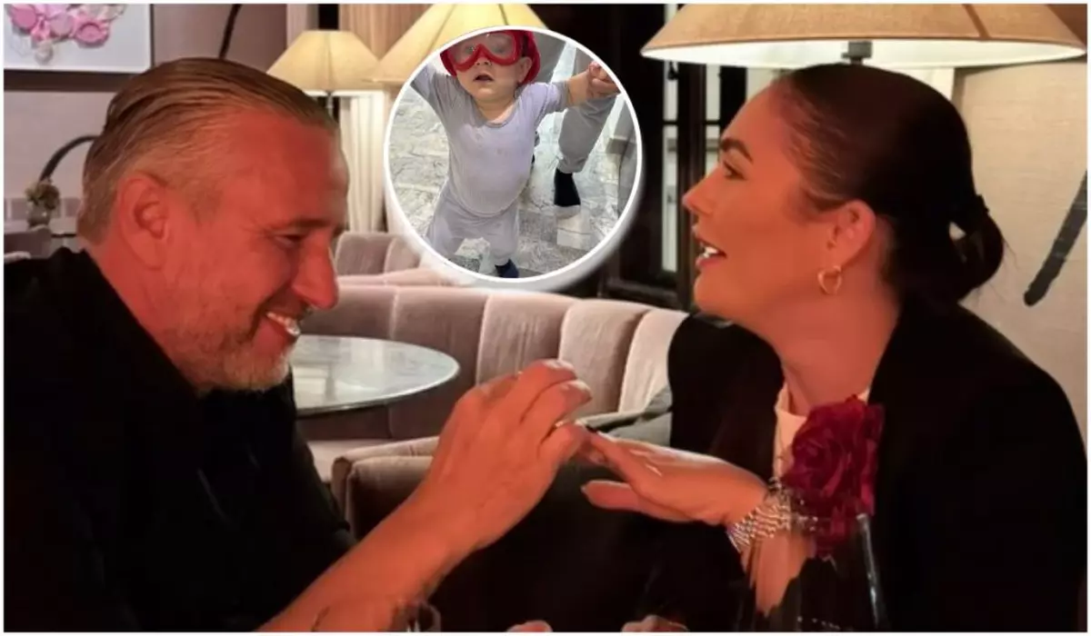 Laurențiu Reghecampf a cerut-o în căsătorie pe Corina Caciuc. Imagini rare cu fiul lor cel mic