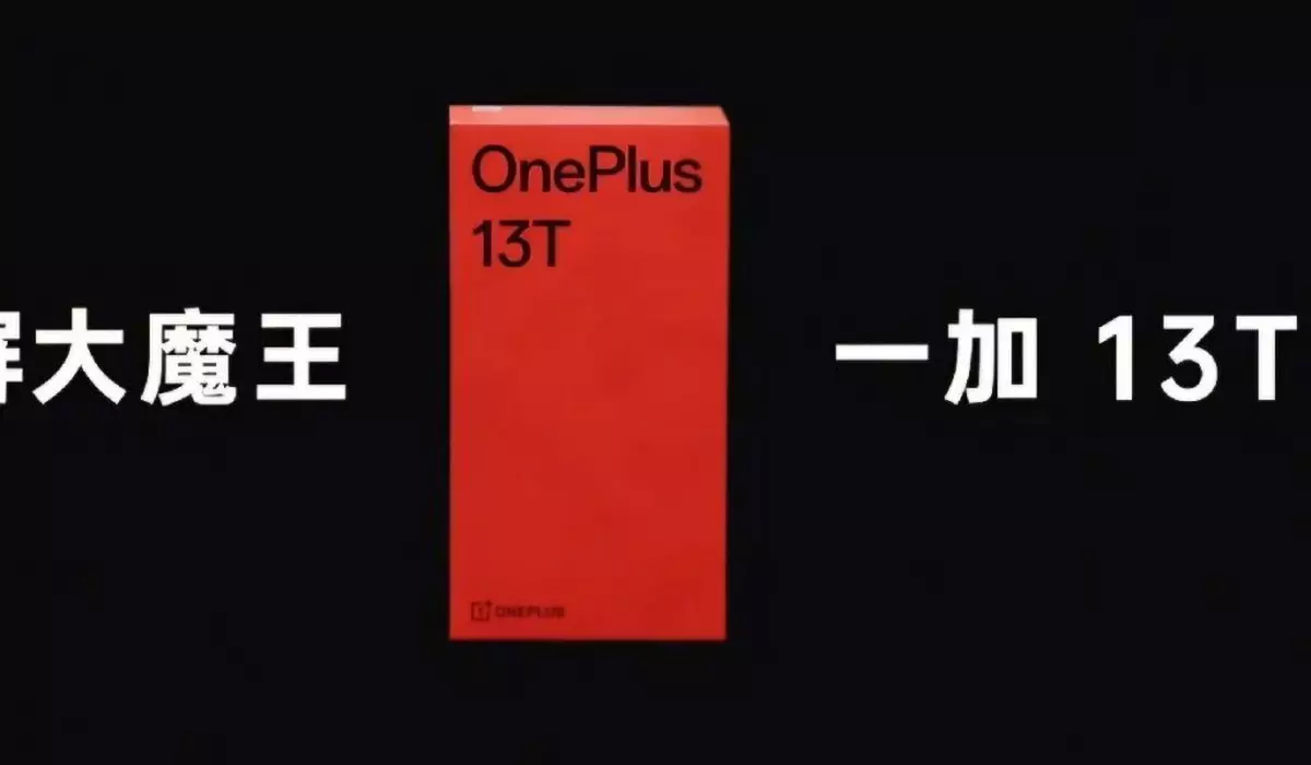 Imagine teaser cu noul OnePlus 13T.