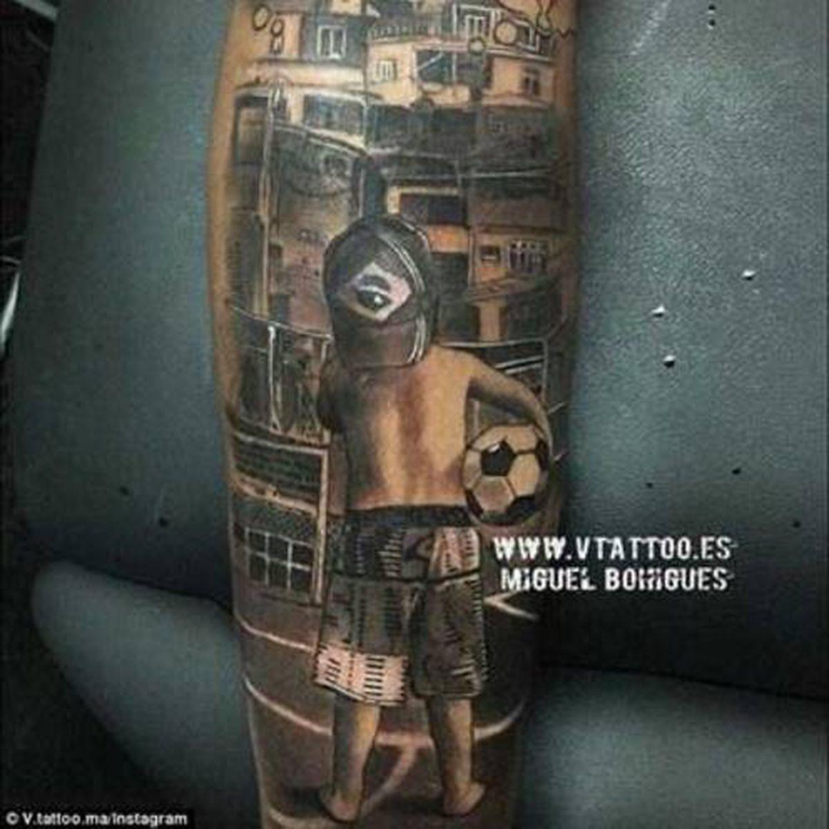 Neymar și A Făcut Un Tatuaj Care I Aduce Aminte De Copilărie Sport Libertatea Libertatea