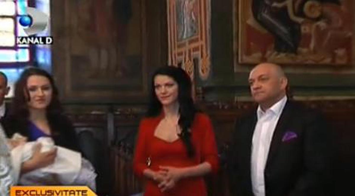 Gabi Balint a participat la botezul fiicei lui