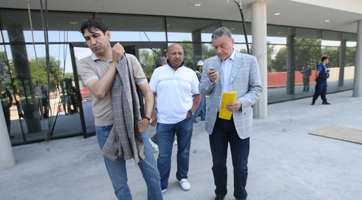 Foto | Mircea Sandu și Victor Pițurcă au vizitat Național Arena