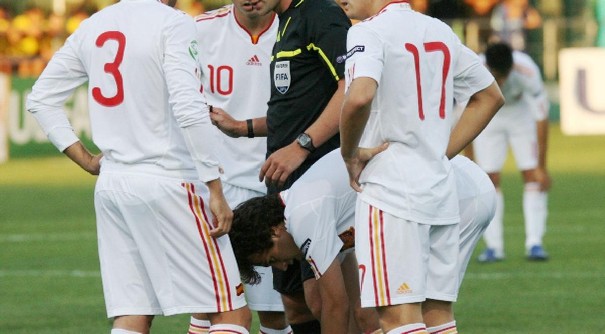 Foto / Super imagini de la finala CE Under 19. Spania a învins dramatic Cehia, după prelungiri!