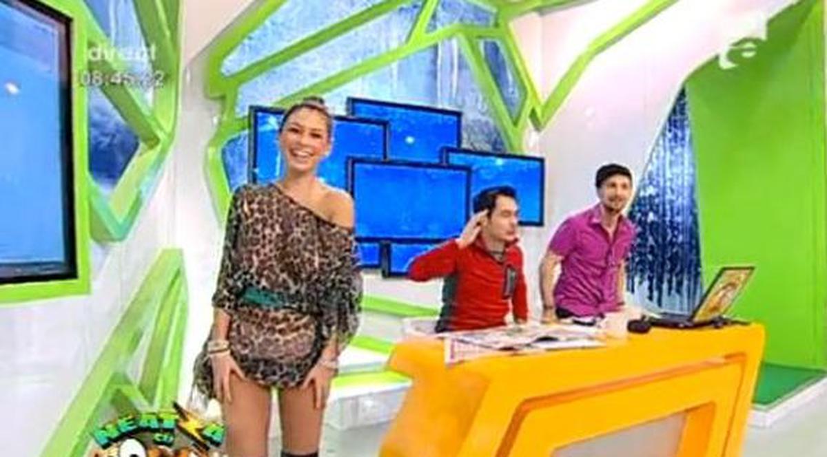 Roxana Vancea a apărut la televizor fără sutien | VIDEO
