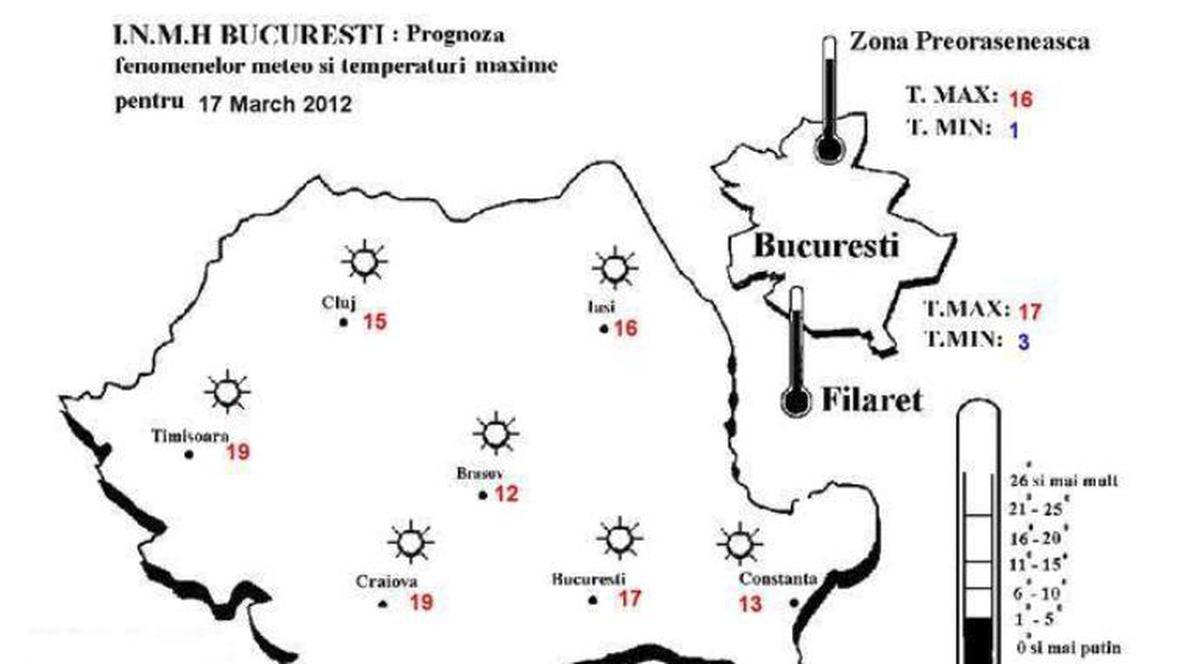 Vom avea 21°C în Bucureşti mâine! Primăvara prinde putere weekendul acesta în toată ţara