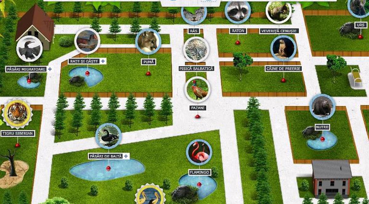 Grădina Zoologică din Bucureşti are hartă interactivă