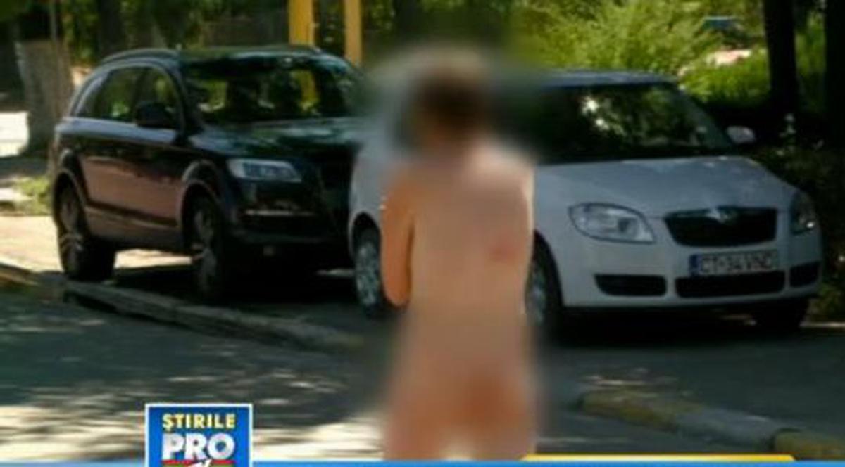 ŞOCANT! O femeie bolnavă psihic umblă GOALĂ pe străzi, în Mamaia
