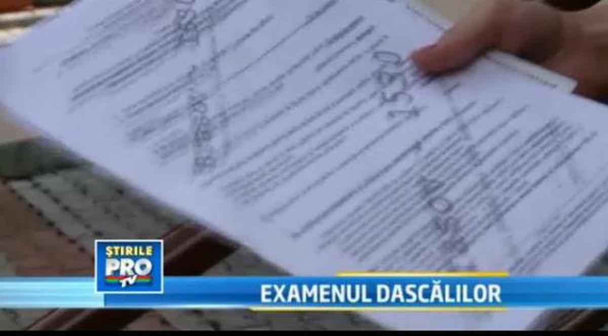 GREŞEALĂ LA EXAMENUL DE DEFINITIVAT AL PROFESORILOR. Vezi ce subiect au primit!