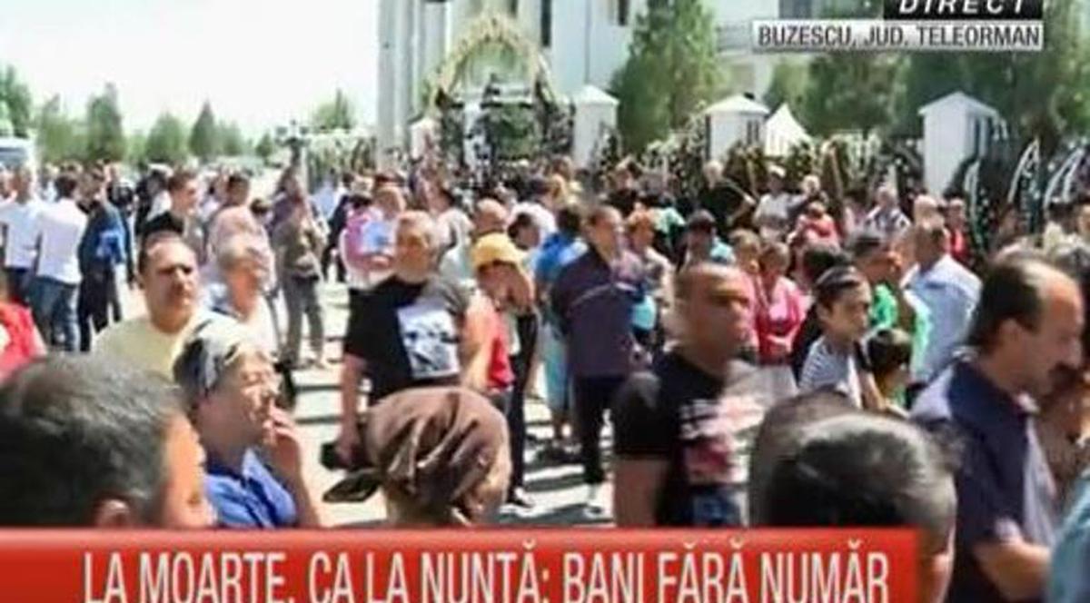 BĂTAIE PE BANI la înmormântarea lui Dan Finuţu 