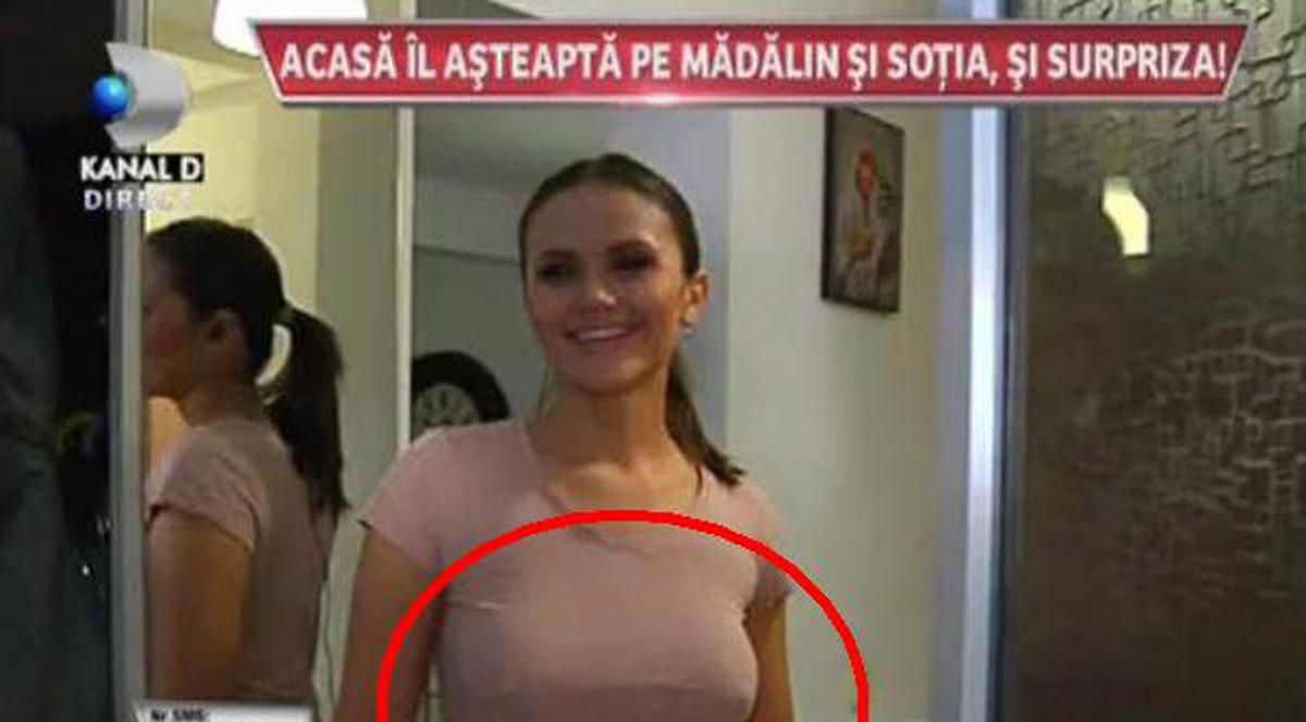 Cristina Şişcanu, cu sfârcurile la vedere în emisiunea soţului său | FOTO