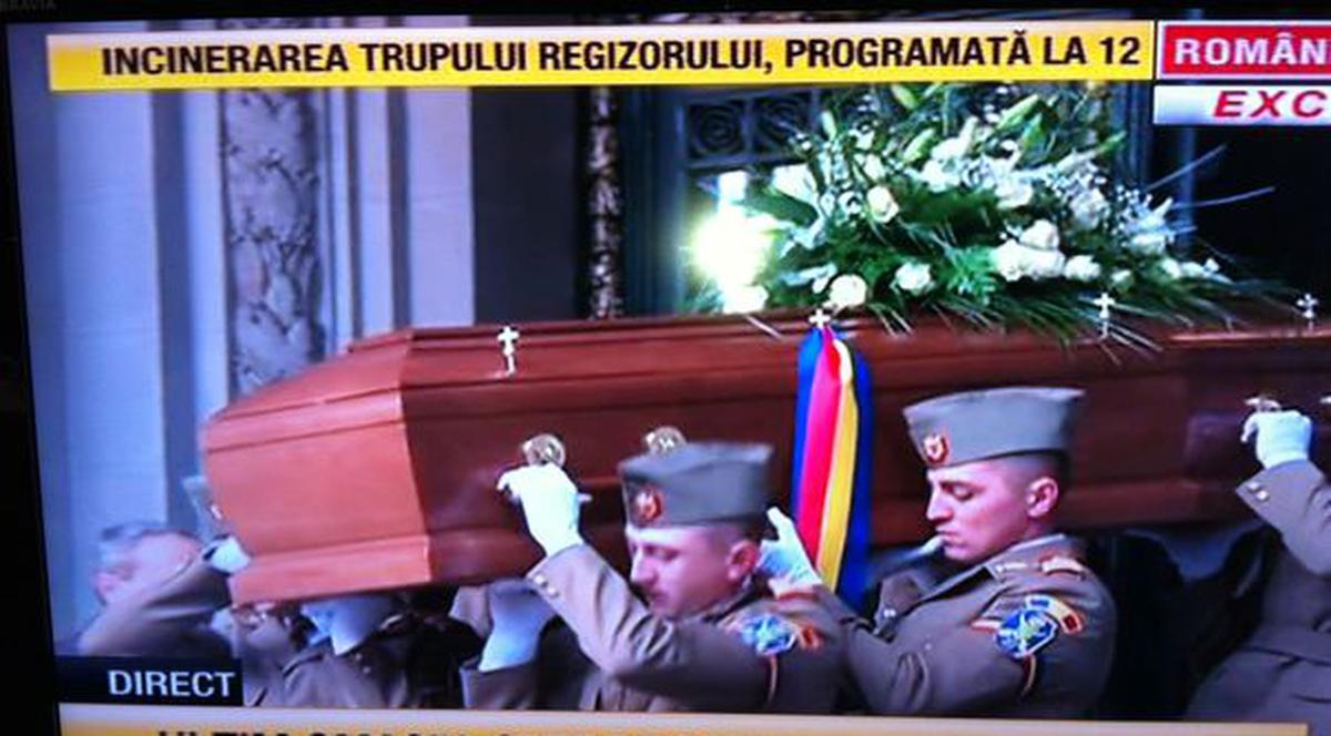 La ora 12, trupul lui Sergiu Nicolaescu va fi incinerat
