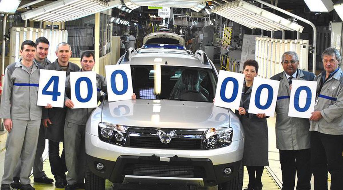 Duster cu numărul 400.000 a ieşit din producţie