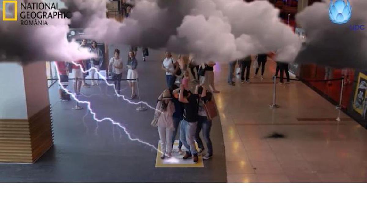 ”Furtună” într-un mall din Bucureşti| FOTO