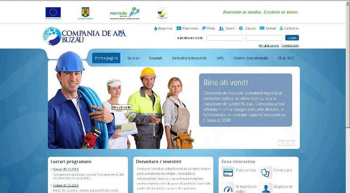 Buzoienii pot comunica cu Compania de Apă pe Facebook