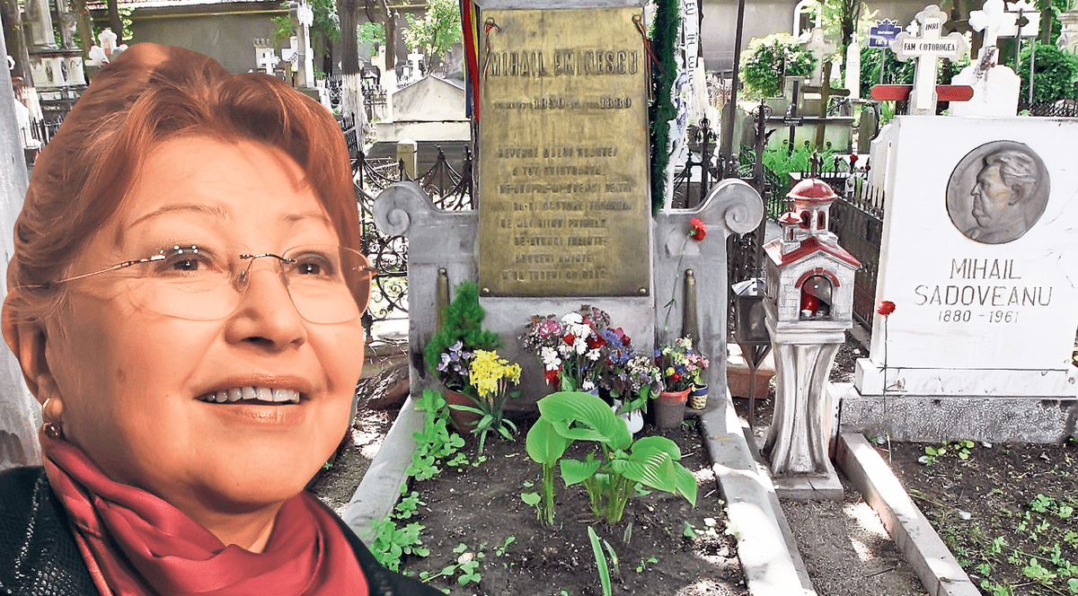 Rodica Popescu Bitănescu joacă teatru printre morminte