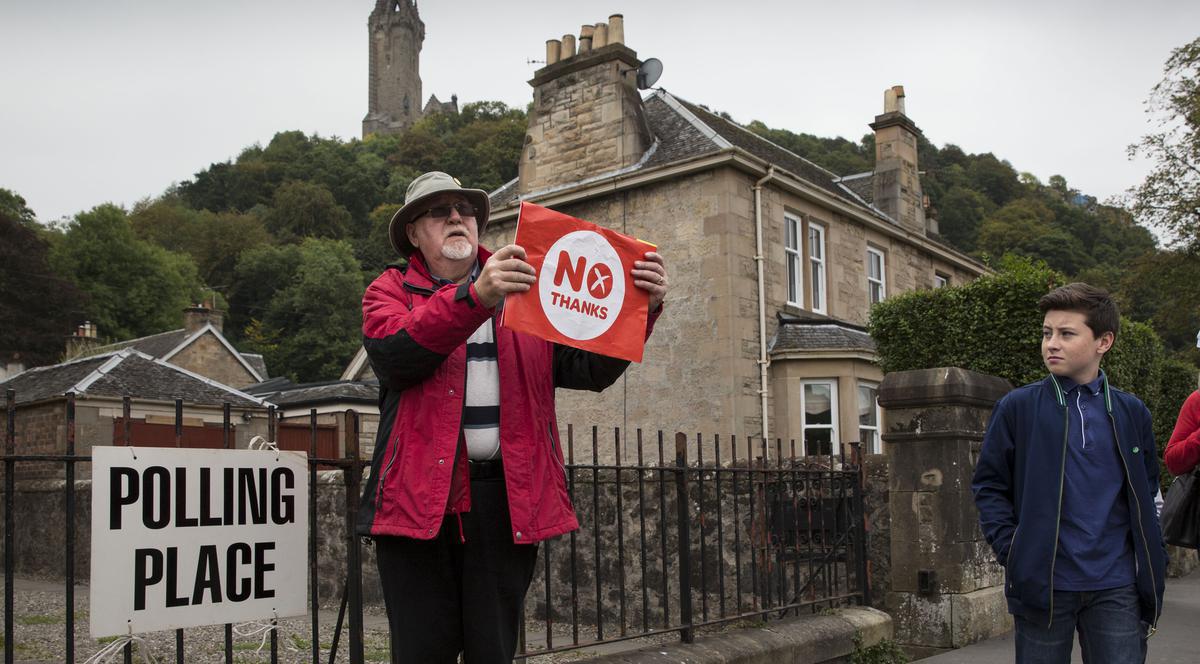 UPDATE | Date oficiale: 55,42% DINTRE SCOŢIENI AU VOTAT ÎMPOTRIVA INDEPENDEŢEI ŢĂRII